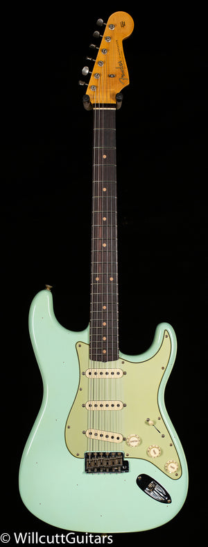 Fender Custom Shop 1960 Stratocaster Journeyman Relic Faded Aged Surf Green (641)
