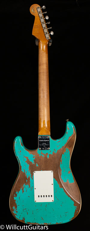 Fender Custom Shop Roasted 1960 Stratocaster Heavy Relic Aged Sea Foam Green (276)