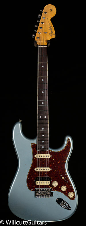 Fender Custom Shop 1967 Stratocaster HSS Journeyman Relic Faded Aged Ice Blue Metallic (727)
