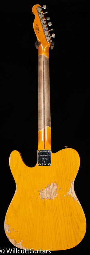Fender Custom Shop CuNiFe Blackguard Telecaster Heavy Relic Aged Butterscotch Blonde Bigsby (736)