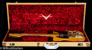 Fender Custom Shop CuNiFe Blackguard Telecaster Heavy Relic Aged Butterscotch Blonde Bigsby (736)