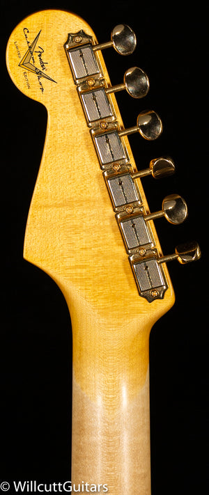 Fender Custom Shop Limited Edition 1965 Dual-Mag Stratocaster Aged Sage Green Metallic (334)