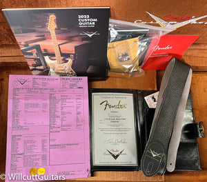 Fender Custom Shop Limited Edition 1965 Dual-Mag Stratocaster Aged Sage Green Metallic (334)