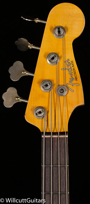 Fender Custom Shop 1963 Precision Bass Heavy Relic Aged Daphne Blue (416)