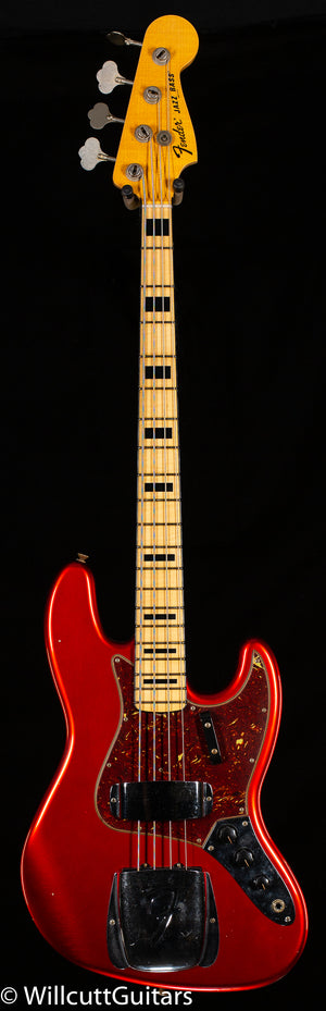 Fender Custom Shop 1968 Jazz Bass Journeyman Relic Aged Candy Apple Red (591)