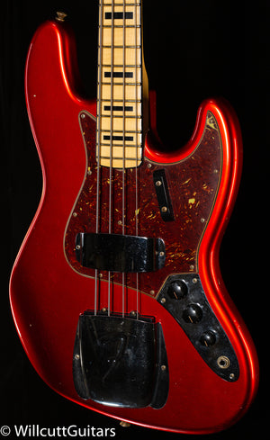Fender Custom Shop 1968 Jazz Bass Journeyman Relic Aged Candy Apple Red (591)