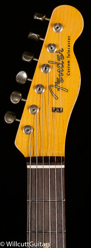 Fender Custom Shop 1960 Telecaster Custom Heavy Relic Aged Lake Placid Blue/Chocolate 3-Tone Sunburst (723)