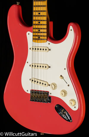 Fender Custom Shop LTD 1956 Stratocaster Journeyman Relic Super Faded Aged Fiesta Red (836)