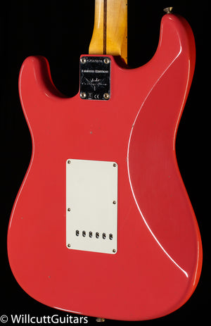 Fender Custom Shop LTD 1956 Stratocaster Journeyman Relic Super Faded Aged Fiesta Red (836)