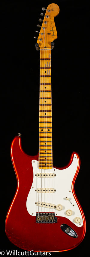 Fender Custom Shop 1956 Stratocaster Journeyman Relic Super Faded Aged Candy Apple Red (029)