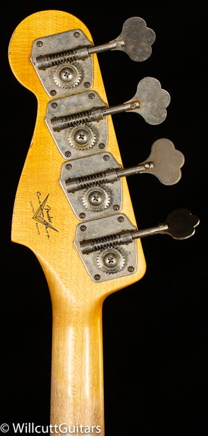Fender Custom Shop 1960 Jazz Bass Relic Super Faded Aged Tahitian Coral (274)