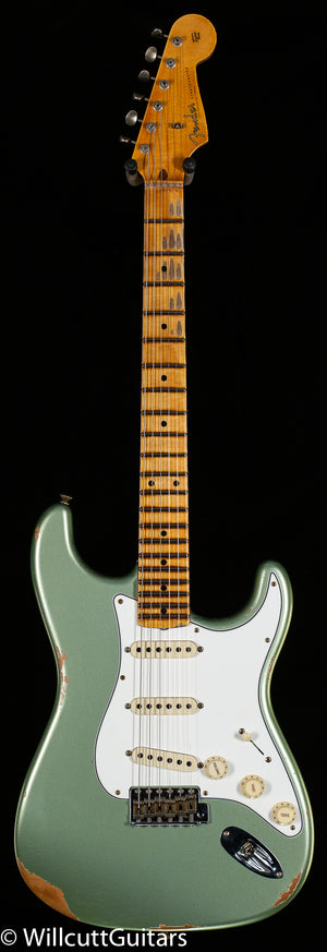 Fender Custom Shop Tomatillo Stratocaster Relic Super Faded Aged Sage Green Metallic (344)