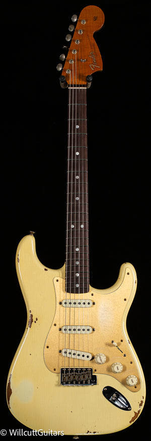 Fender Custom Shop LTD Roasted Bighead Strat Relic Aged Vintage White (189)