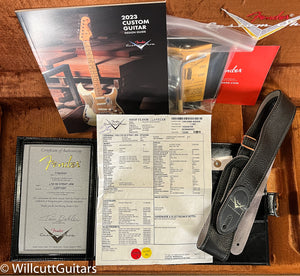 Fender Custom Shop LTD 1959 Stratocaster Journeyman Relic Super Faded Aged Sage Green Metallic (291)