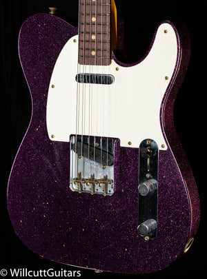 Fender Custom Shop LTD 1960 Telecaster Journeyman Relic Aged Magenta Sparkle (707)