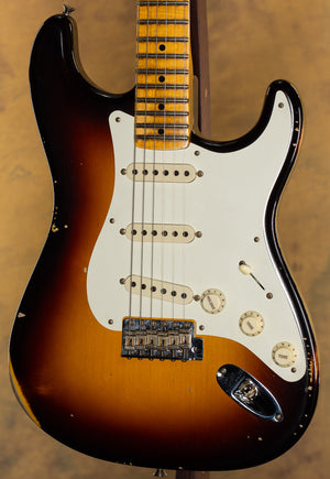 2023 Fender Custom Shop '57 Stratocaster Relic Wide Fade 2 Tone Sunburst