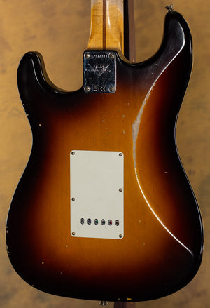 2023 Fender Custom Shop '57 Stratocaster Relic Wide Fade 2 Tone Sunburst
