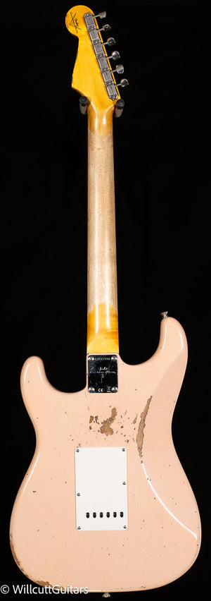 Fender Custom Shop Late 1962 Strat Relic/ Closet Classic Super Faded Aged Shell Pink (556)