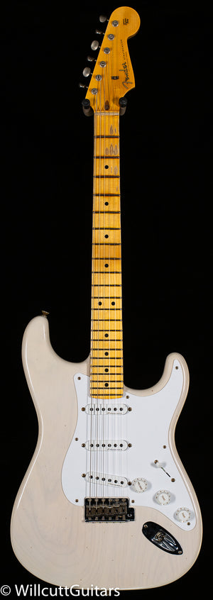Fender Custom Shop Eric Clapton Signature Stratocaster Journeyman Relic, Maple Fingerboard, Aged White Blonde (258)