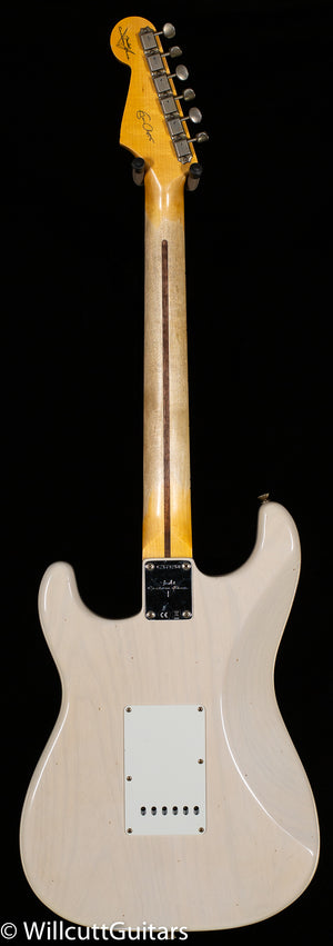 Fender Custom Shop Eric Clapton Signature Stratocaster Journeyman Relic, Maple Fingerboard, Aged White Blonde (258)