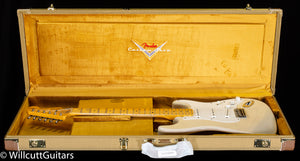 Fender Custom Shop Eric Clapton Signature Stratocaster Journeyman Relic, Maple Fingerboard, Aged White Blonde (258)