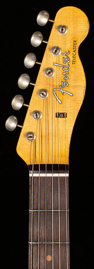 Fender Custom Shop 1960 Telecaster Custom Heavy Relic Super Faded Aged Chocolate 3-Tone Sunburst (096)