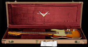 Fender Custom Shop 1960 Telecaster Custom Heavy Relic Super Faded Aged Chocolate 3-Tone Sunburst (096)