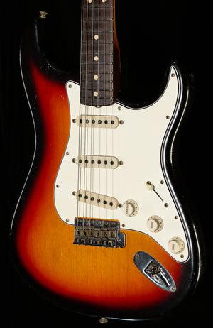 Fender Custom Shop 1963 Stratocaster Masterbuilt Dale Wilson Journeyman Relic 3-Tone Sunburst Brazilian (657)