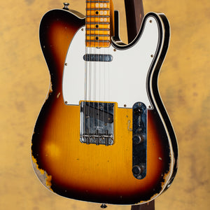 2023 Fender Custom Shop '65 Tele Custom Heavy Relic 3 Tone Sunburst