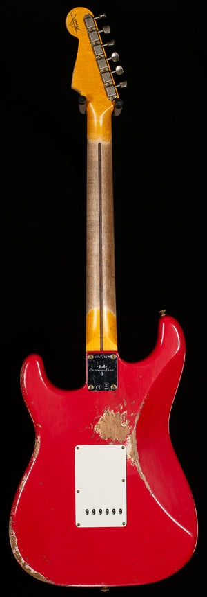 Fender Custom Shop 1957 Stratocaster Heavy Relic Aged Fiesta Red (670)