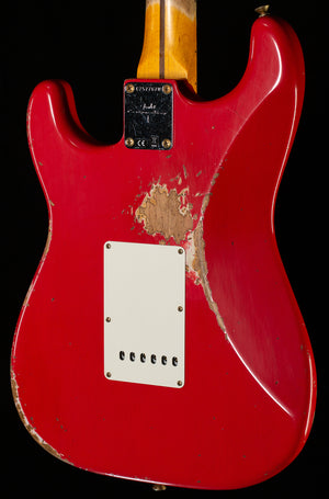 Fender Custom Shop 1957 Stratocaster Heavy Relic Aged Fiesta Red (670)