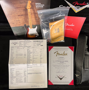 Fender Custom Shop Masterbuilt Dennis Galuszka 1961 Stratocaster Heavy Relic Desert Sand over Green over Black (031)