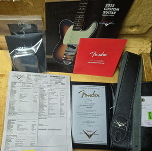 2025 Fender Custom Shop 1961 Telecaster Dlx Closet Classic Super Aged Lake Placid Blue