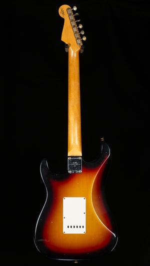 Fender Custom Shop 1960 Stratocaster Journeyman Relic Bleached 3-Color Sunburst (634)