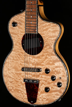 Rick Turner Model 1 Deluxe Featherweight "Legacy One" Natural Quilt (105)