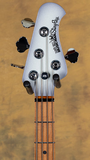 DEMO Ernie Ball Music Man StingRay Special H Snowy Night Bass Guitar (708)