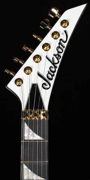 Jackson MJ Series Rhoads RR24MG Ebony Fingerboard White with Black Pinstripes (159)
