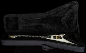 Jackson MJ Series Rhoads RR24MG Ebony Fingerboard White with Black Pinstripes (159)