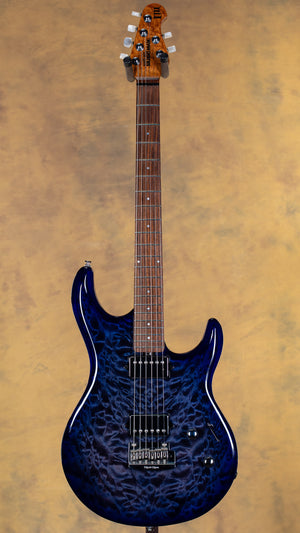 2019 Ernie Ball Music Man BFR Luke 3 HH Quilt Blueberry Burst