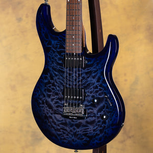 2019 Ernie Ball Music Man BFR Luke 3 HH Quilt Blueberry Burst