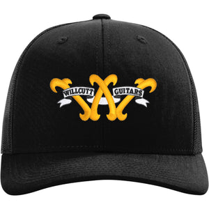 Willcutt Guitars Trucker Hat Gold Logo