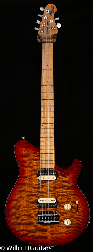 Ernie Ball Music Man Axis Super Sport Roasted Amber Quilt (593)