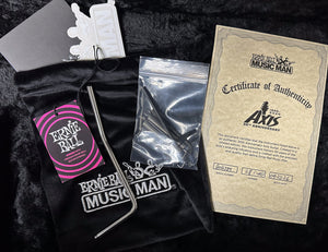Ernie Ball Music Man Axis 30th Anniversary Trans Pink Quilt (389)