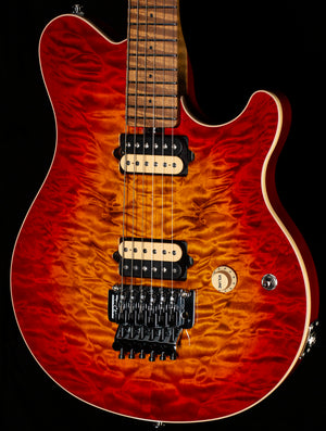 Ernie Ball Music Man Willcutt Limited Axis Lava Burst Quilt Floyd Rose (616)