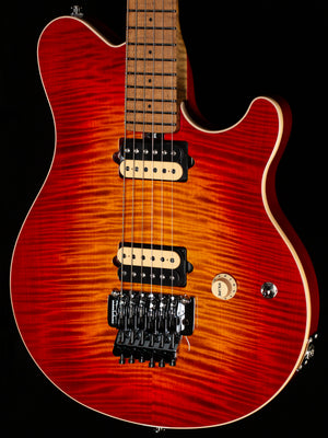 Ernie Ball Music Man Willcutt Limited Axis Lava Burst Quilt Floyd Rose (829)