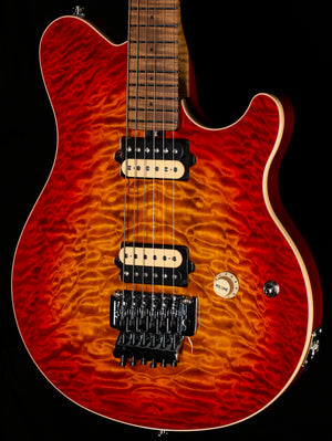 Ernie Ball Music Man Willcutt Limited Axis Lava Burst Quilt Floyd Rose (873)