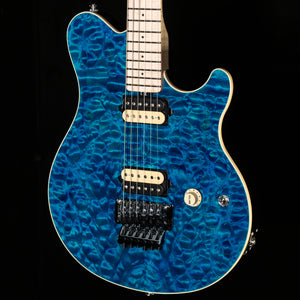 Ernie Ball Music Man 30th Anniversary Axis Anniversary Trans Blue Quilt (544)