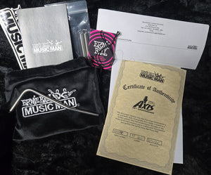 Ernie Ball Music Man 30th Anniversary Axis Trans Pink Quilt (895)