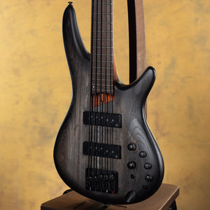 2021 Ibanez SR605E 5 String Bass Black Stained burst