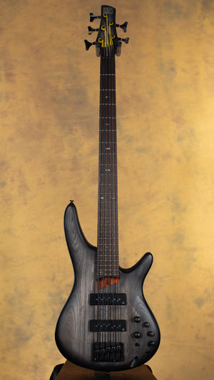 2021 Ibanez SR605E 5 String Bass Black Stained burst